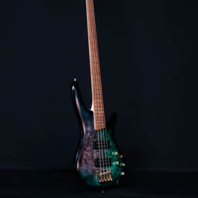 Ibanez SR400EPBDX 4-String Bass, Tropical Seafloor Burst image 8