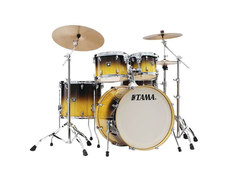 Tama Superstar Classic 5-pc Shell Pack w/22" Kick - Gloss Lacebark Pine Fade image 1