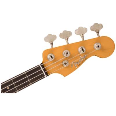 Fender Limited Edition Vintera® II Road Worn® '60s Precision Bass® - Rosewood Fingerboard - Charcoal Frost Metallic image 6