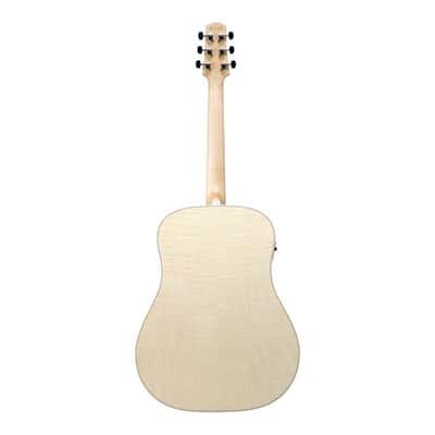 Ibanez AAD77ME Acoustic-Electric Guitar - Open Pore Antique White image 3
