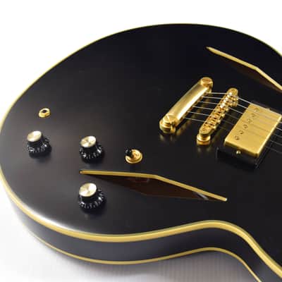 Epiphone Emily Wolfe Sheraton Stealth Semi-Hollow [DEMO] 2022 - Black Aged Gloss image 6