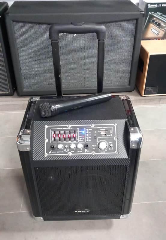 MAJESTIC TS-75 Bluetooth Cassa Portatile a Batteria con Microfono image 1