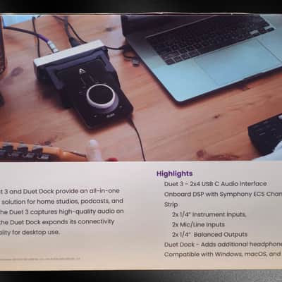 BRAND NEW FACTORY SEALED Apogee Duet 3 Limited Edition Set + Duet Dock BUNDLE image 4