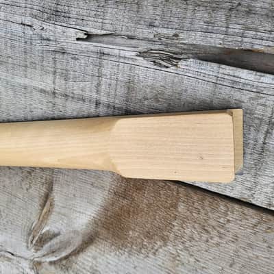Reverse headstock 22 fret Shred Guitar Neck Replacement 25.5 scale Steel frets fast neck DIY image 6