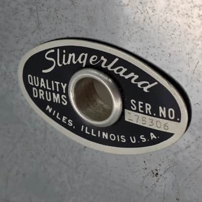 Used Vintage Slingerland Chrome Over Wood 14x10 Rack Tom - Fair image 2