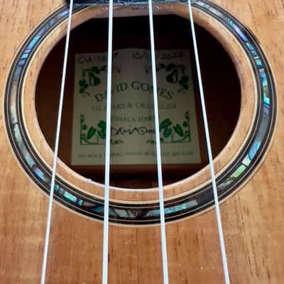 NEW 2025 David Gomes Koa Concert Ukulele image 3