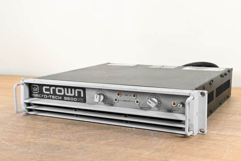 Crown Macro-Tech 3600VZ 2-Channel Power Amplifier CG01A8E image 1