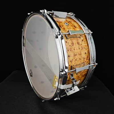 Pork Pie Birdseye Maple Ply Snare - #71071 - 6.5 x 14 - 2020 - NICE ! image 6