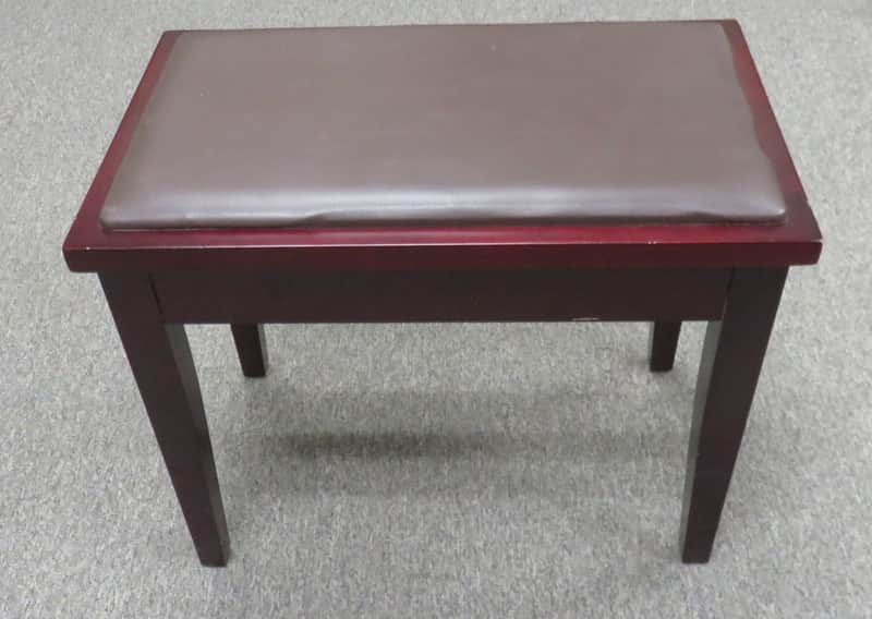 CPS Imports Walnut Piano Bench with Storage image 1