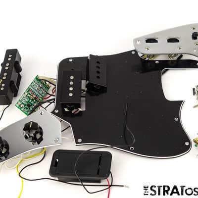 Fender Troy Sanders Jaguar Bass LOADED PICKGUARD Active Circuit Prewired image 3
