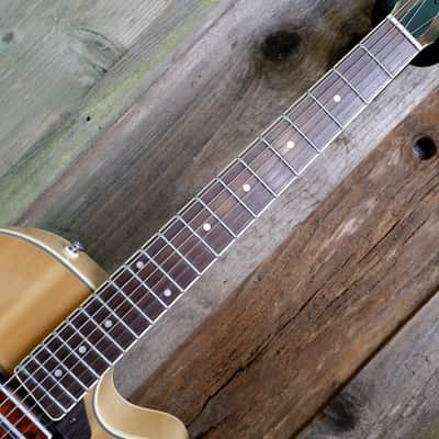 Cort BECK-6 Joe Beck Signature w/ Charlie Christian style Pickups early 2000's - Natural w/ Hard Case image 16