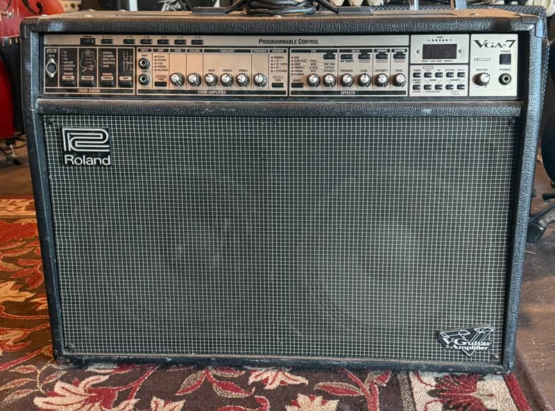 Roland VGA-7 V-Guitar 2-Channel 65-Watt 1x12" Digital Modeling Guitar Combo 2001 - 2004 - Black image 1