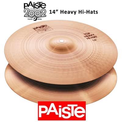 Mint Paiste 2002 Classic Cymbal Heavy Pair Hi-Hat 14-inch image 2