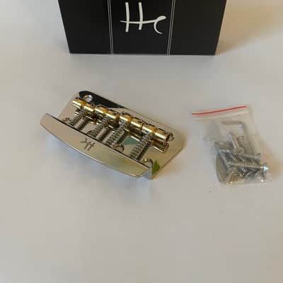 Halon Musicmaster bass bridge 2025 - Stainless Steel/Unplated, Brass/Unplated image 3