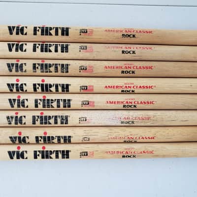 Vic Firth Rock Drumstick Bundle Pack Hickory American Classic image 3