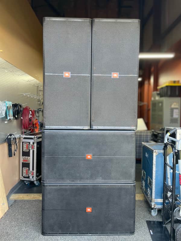 2x JBL SRX725 & 2x JBL SRX728s image 1