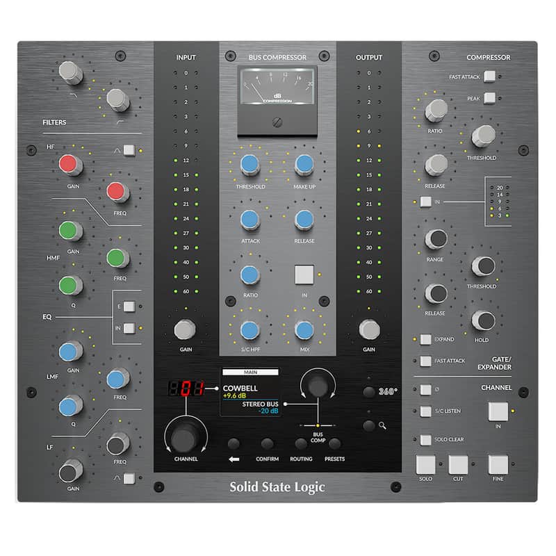 SSL UC1 Hardware Plug-in Controller for Native Channel Strip 2, Bus Compressor 2 image 1