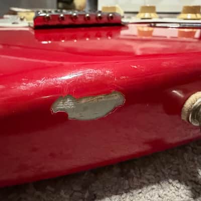 Squier Standard Stratocaster with Maple Fretboard 1996 - 2000 - Torino Red image 15