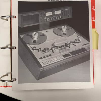 Studer A820 Master Recorder 1/4" 2-Track Tape Machine with Remote, Replacement Side Panels, Original Manual, and Service History– NEEDS NEW CAPACITORS image 10