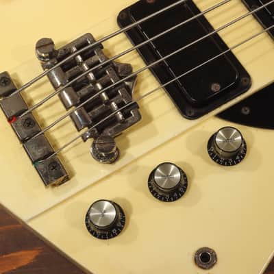 Greco Thunderbird bass TB-70 1986 Vintage White image 9