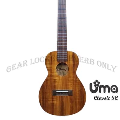 Uma Taiwan Classic SC All Solid Acacia Koa concert ukulele with gloss image 4