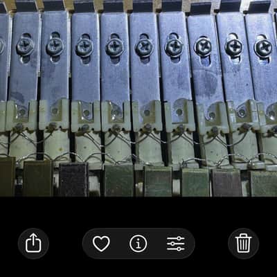 Rhodes Mark II Stage 73 Electric Piano 1980 - 1983 - Black Flat Top image 5