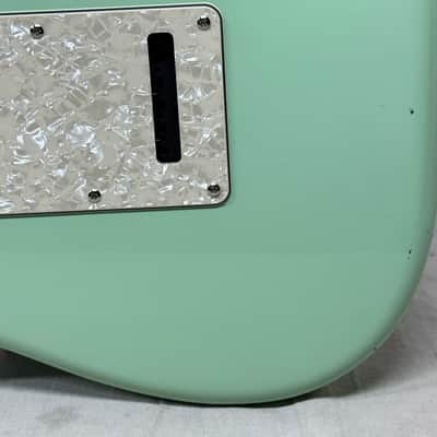 Fender USA Jeff Beck Stratocaster Guitar with Case 2015 - Surf Green / Rosewood fingerboard image 14