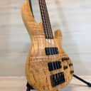 ESP LTD B-204SM Spalted Maple 4-String Bass Natural Satin w/ Gator Bag 2012