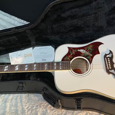 NEW! Gibson Acoustic Custom Shop Dove Acoustic-Electric Guitar - Alpine White - Authorized Dealer 5.2lbs - G06616 image 15