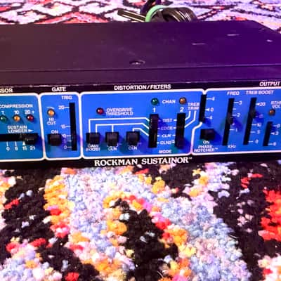 SR&D Rockman Sustainor 200 RockModule 1987 - 1992 - Blue w/ White Logo image 1