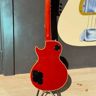 Gibson Les Paul Custom R7 '57 Reissue 2003 - stunning 23 year old Faded Cherry Red All Mahogany by the Custom Shop. image 3