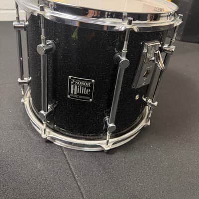 Sonor Hilite drum set Early 1990s - Black diamond, chrome hardware Bild 10