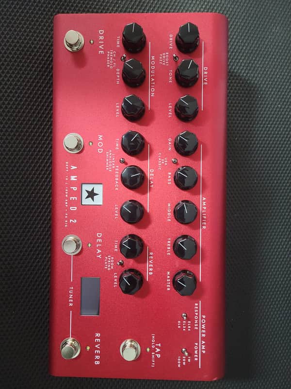Blackstar AMPED 2 Dept. 10 100-Watt Guitar Amp Pedal - Red image 1