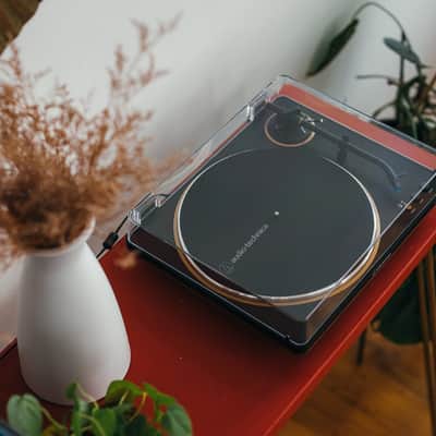 Audio-Technica #AT-LP70X-BZ Fully Automatic Belt-Driven Turntable - Black and Bronze - ATLP70X image 6