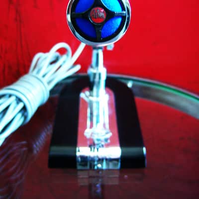 Vintage 1950's Aiwa DM-8 dynamic omni-directional Microphone Hi Z w accessories Calrad Olson Lafayette # 3 image 7