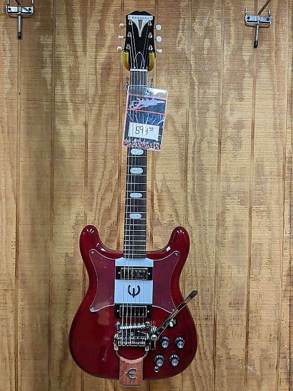 Epiphone Crestwood Custom Tremotone 2020 - Present - Cherry image 1