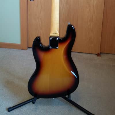 Fender Japan Jazz Bass Short Scale 2014 Three Tone Sunburst (JB62SS) image 8