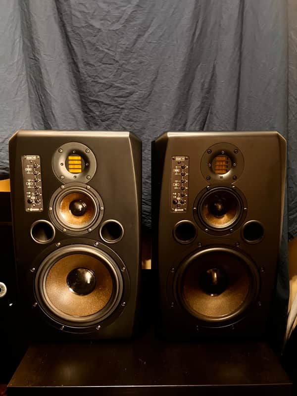 ADAM Audio S3X-V Vertical Active Nearfield / Midfield Monitors (Pair) 2010s - Black image 1