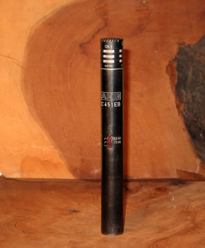 AKG C 451 EB with CK1 small diaphragm condenser vintage microphone SN 15370 image 1