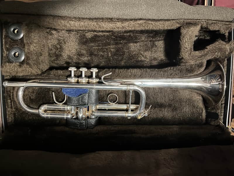 Bach Stradivarius C Trumpet Model 239 CL 25S Leadpipe Early 1990's - Silver Plated image 1
