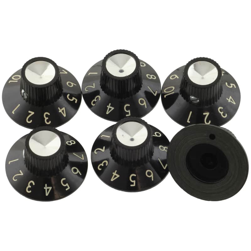 Fender 099-9093-000 Skirted Amp Knobs (6-Pack) image 1