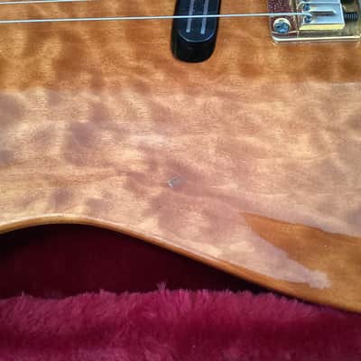 Godin Artisan TC-1 flamed maple top 90s Amberburst image 7