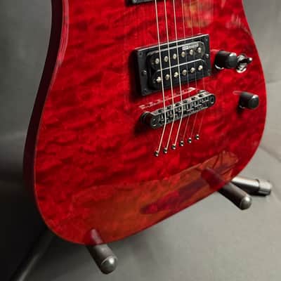 ESP LTD MH-200QM NT Electric Guitar See-Thru Black Cherry (768) image 6