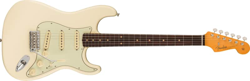 FENDER - American Vintage II 1961 Stratocaster Rosewood Fingerboard Olympic White - 0110250805 image 1