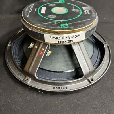Meyer 12" Speaker Model MS-12 8 ohms Woofer image 1