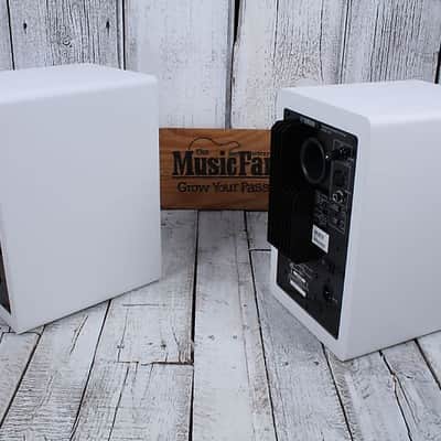 Yamaha HS7 Two Way Powered Studio Monitor PAIR OF TWO 95W Active Speakers White HS image 7