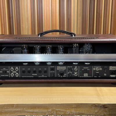 Mesa Boogie Dual Rectifier Trem-O-Verb Mid-90s - Burgundy tolex/ Gold grill image 5