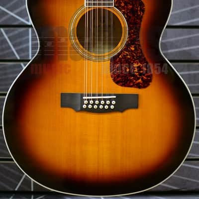 Guild Westerly F-2512E Deluxe Jumbo Antique Sunburst 12-String Electro Acoustic Guitar image 1