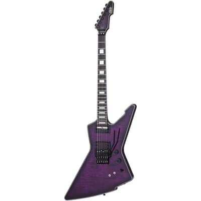 Schecter E-1 FR S Special Edition Electric Guitar - Trans Purple Burst (B-Stock) image 1