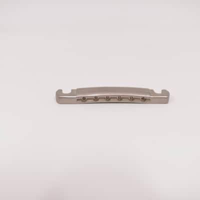Rare Kluson Aluminum Wraparound Bridge Lightweight Brushed Finish – Late 1990s–Early 2010s Gibson Les Paul Custom Standard Tailpiece Stop Bar image 3